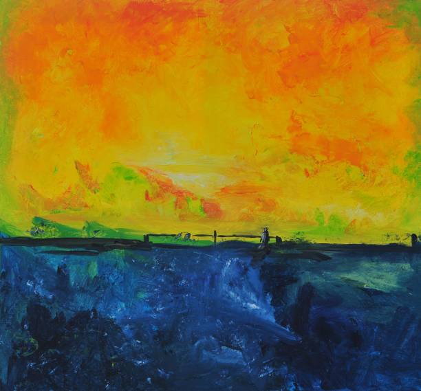 istock Abstract Landscape Contemporary Art Painting 1091635832