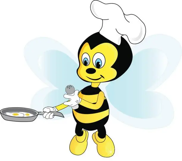 Vector illustration of Chief Bee