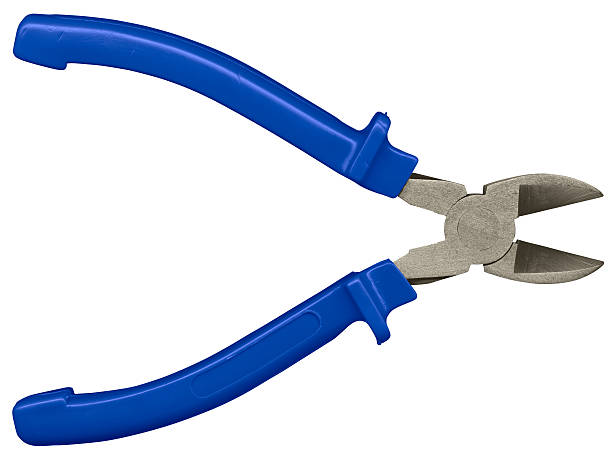 Pliers with clipping path on white background High resolution pliers isolated on white with clipping path wire cutter stock pictures, royalty-free photos & images