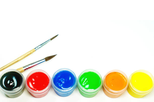 istock Watercolor paints and brushes 1091645238