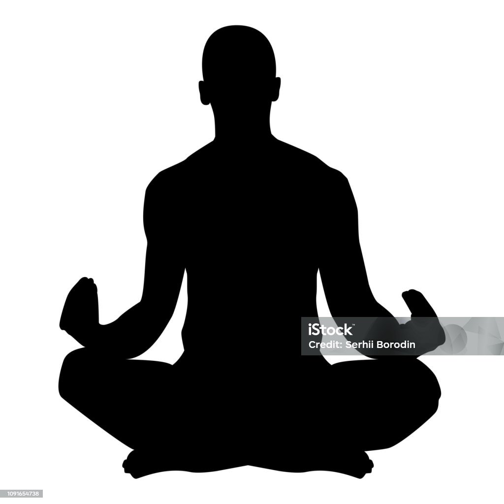 Vetores de Meditando Homem Praticando Ioga Símbolo Ícone Cor Preta  Ilustração Estilo Plano Imagem Vetorial e mais imagens de Adulto - iStock