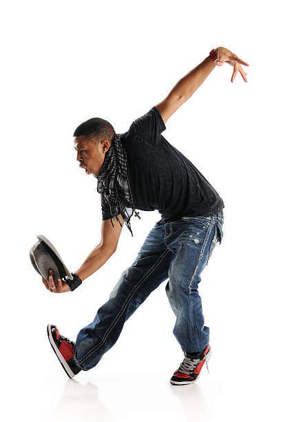 istock Hip Hop Style Dancer with Hat in his hand 109165695