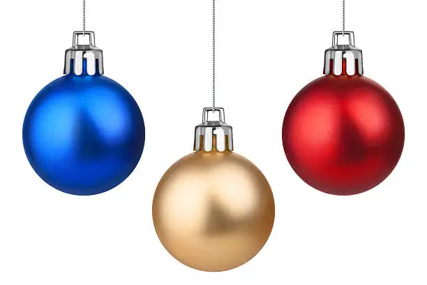 Photo of Three Xmas baubles