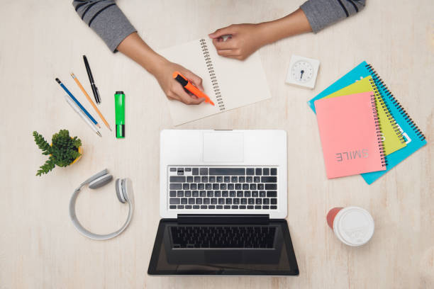 istock Male photographer working with tablet at desk. 1091658018