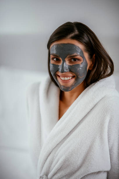 istock Woman with a mask on her face 1091660956
