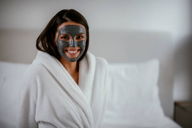 istock Woman with a mask on her face 1091661080