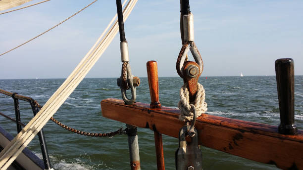 istock dutch flat bottom sailing on the IJsselmeer with the wind from behind 1091664466