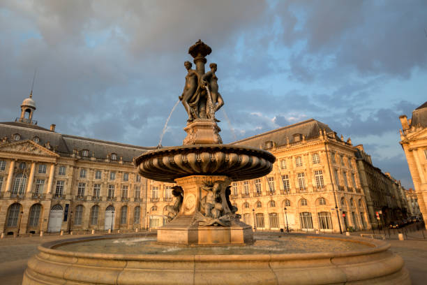 istock Water Fountain on the Place de la Bourse 1091673828