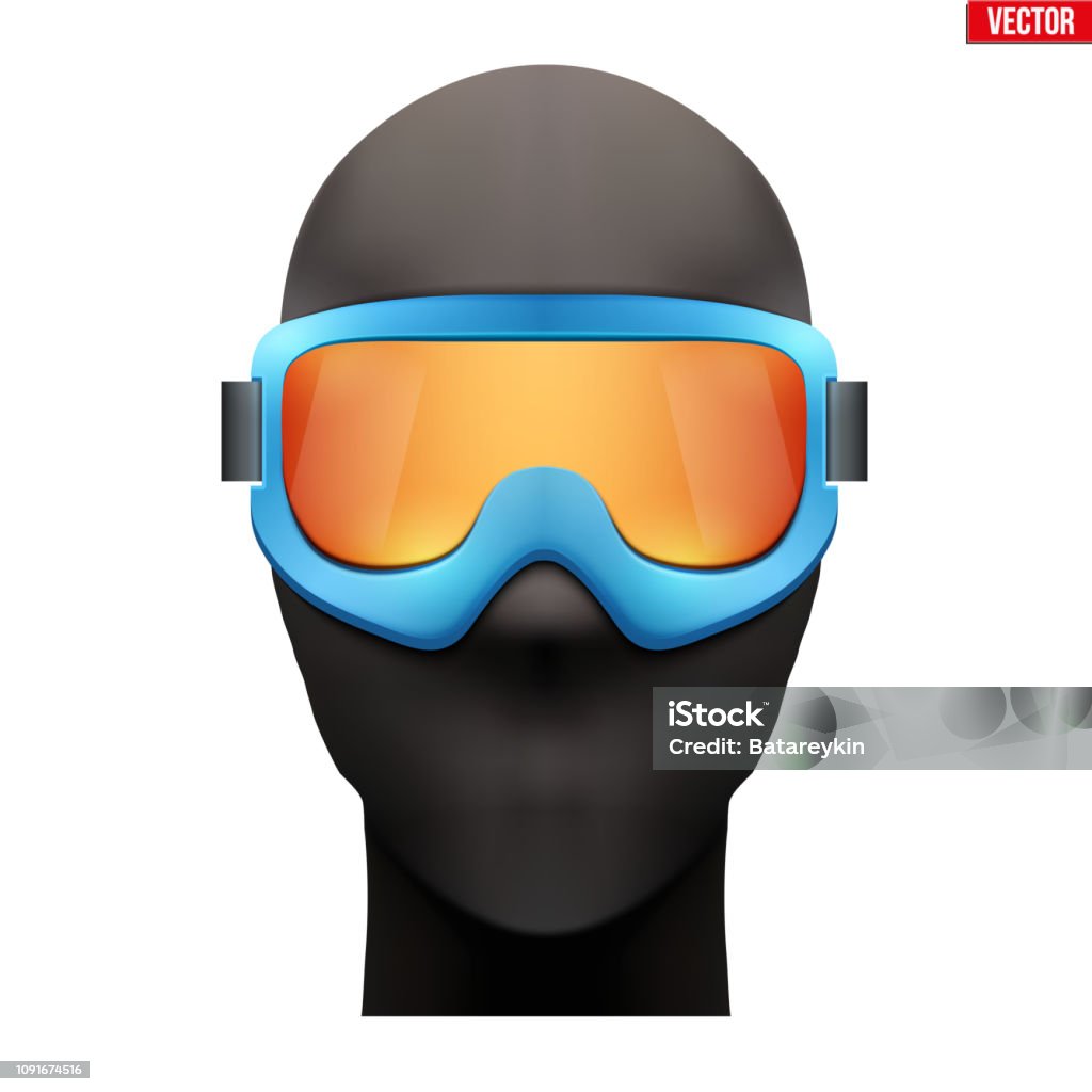 Balaclava Ski Mask With Goggles Stock Illustration - Download Image Now - Ski  Goggles, Balaclava, Sports Helmet - iStock