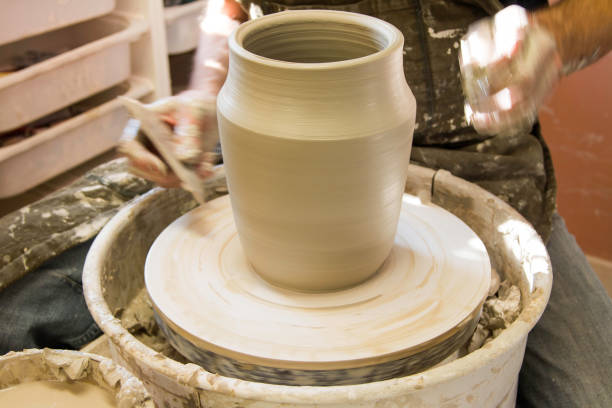 istock Artist potter in the workshop 1091680332