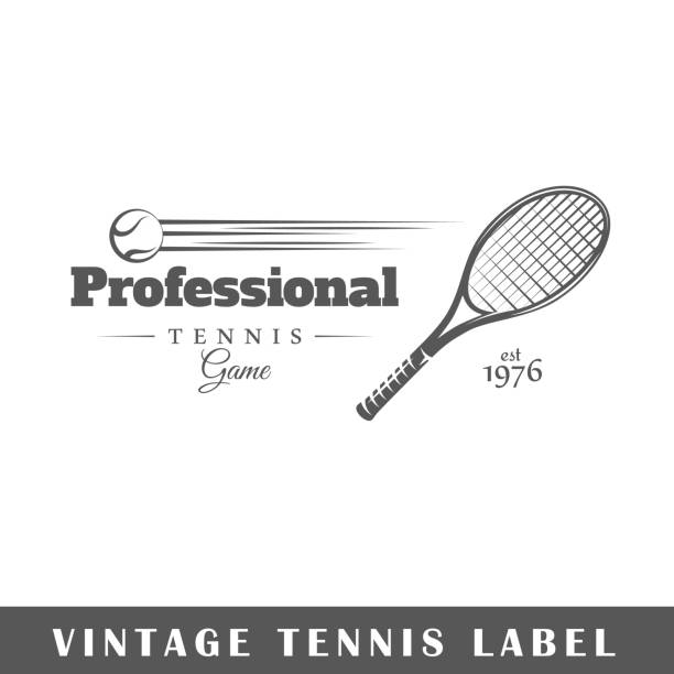 etykieta tenisowa - draft sports stock illustrations