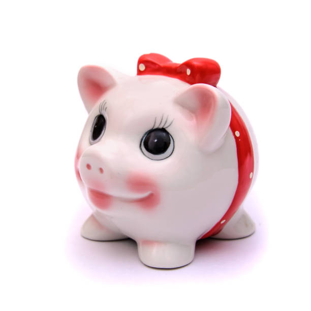 istock Beautiful piggy Bank, isolate on white background 1091680970