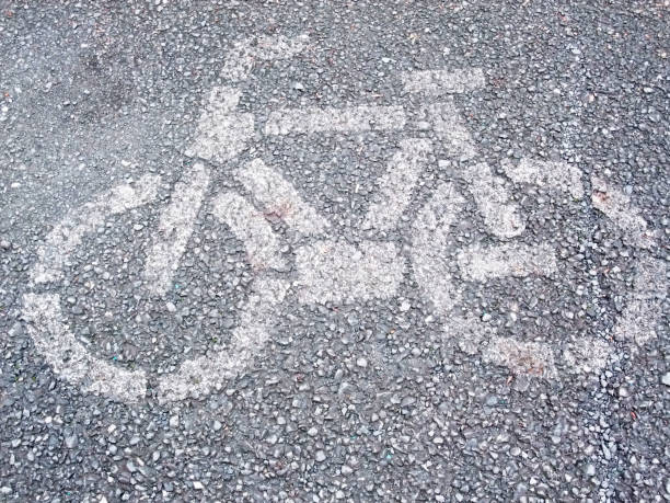 istock Mark of a bicycle 1091688004