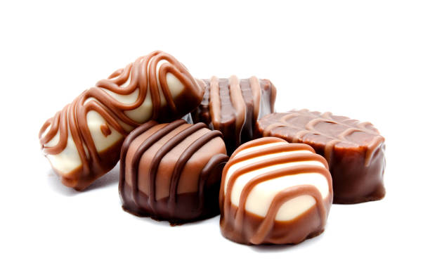 istock Assortment of chocolate candies sweets isolated on a white 1091688072