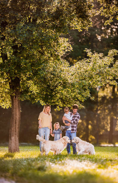 istock Family's spring day with dogs! 1091693026