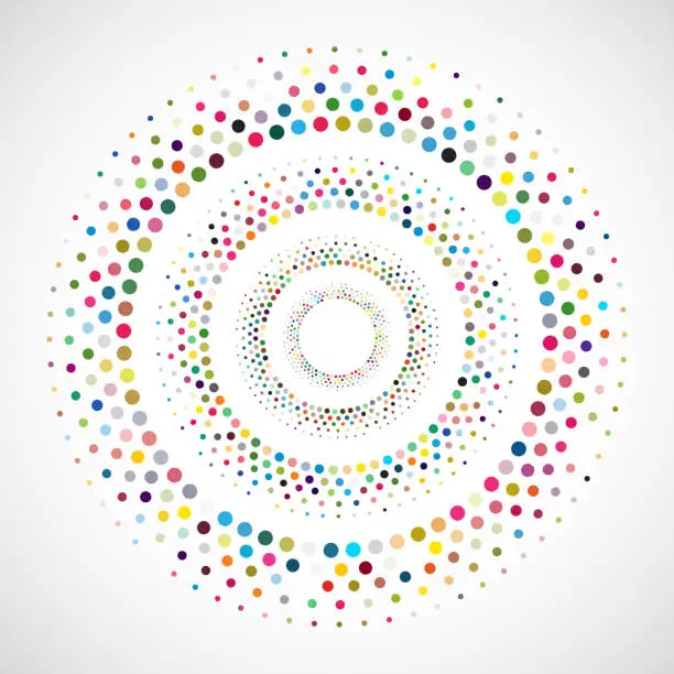 Vector illustration of Vector Dots Pattern