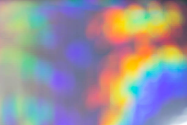 istock Abstract festive holographic multicolored purple magic rainbow background of different shade. 1091697698
