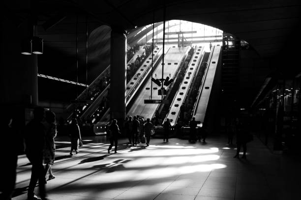istock Canary wharf tube station. 1091698040