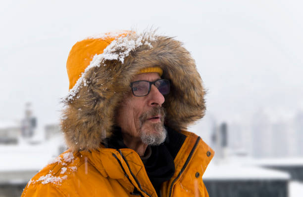 istock Portrait of a man in a yellow jacket 1091698526