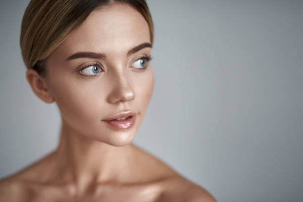 istock Adorable curious lady looking into the distance and feeling interested 1091709262