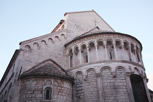 The Church of St. Chrysogonus. Zadar. Croatia. Romanesque style. Details
