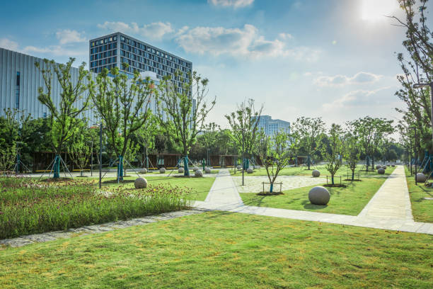 exterior of a modern small office building