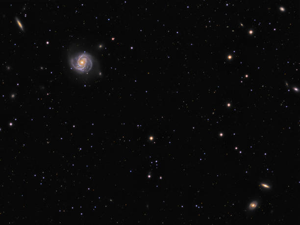 istock Spiral galaxy M100 (Messier 100) in constellation Coma Berenicus 1091727640