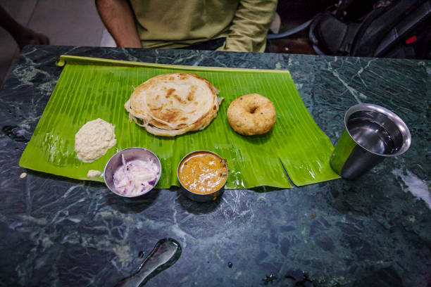 istock Traditional Indian lunch food 1091733434
