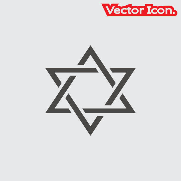 istock David star icon isolated sign symbol and flat style for app, web and digital design. 1091740062