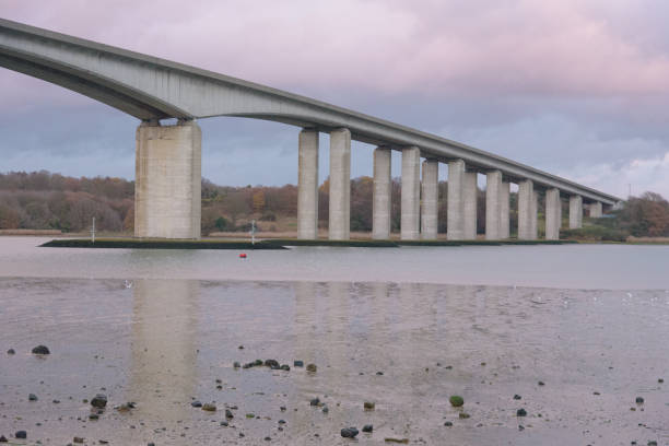 istock Orwell Bridge in Suffolk with reflections in river 1091748714