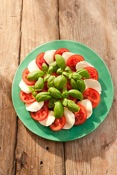 Caprese salad stock photo