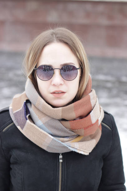 istock Young girl in a snowy winter day 1091763068