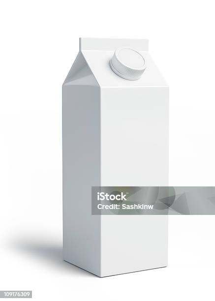 Caixa De Leite - Fotografias de stock e mais imagens de Pacote de leite - Pacote de leite, Espaço Vazio, Vazio