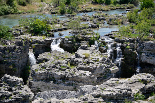 istock Wild landscape with rocks, springs and waterfalls 1091769446