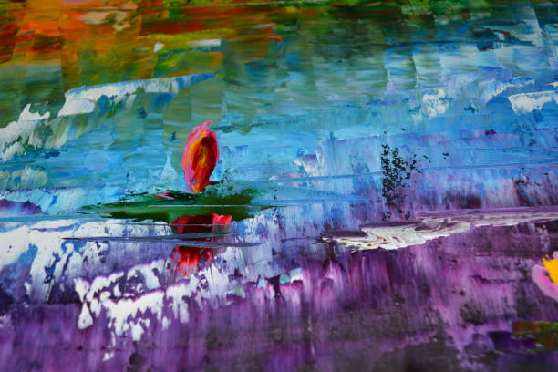 istock Purple Green Blue Red Pink Abstract Art Background 1091775614