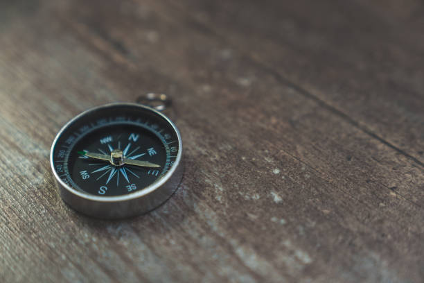istock compass on a wooden background - travel concept 1091787280