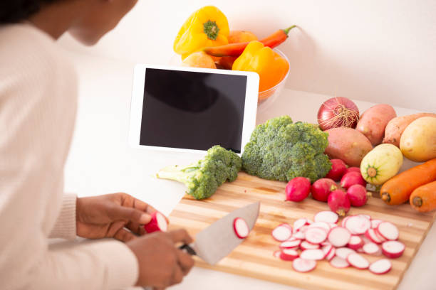 istock Woman cooking healthy dish. 1091790806