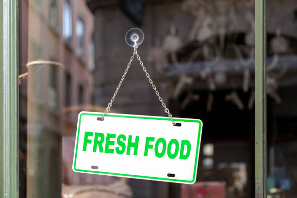 istock Fresh food sign 1091794766