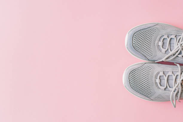 istock Flat lay sport shoes 1091796260
