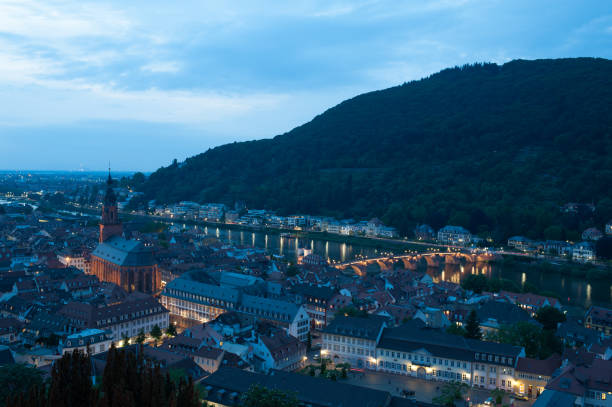 istock Heidelberg germany at night 1091800014