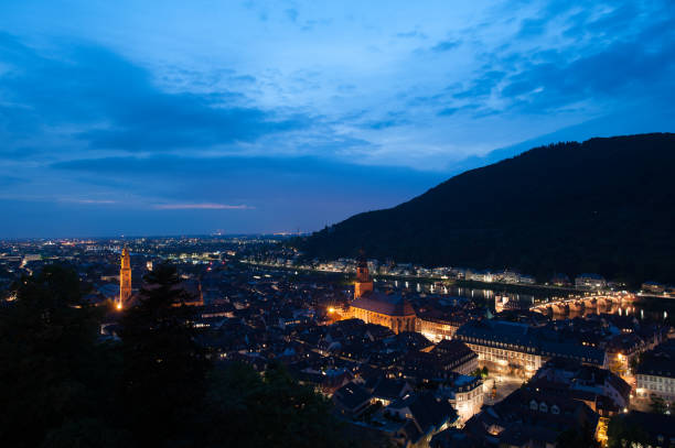 istock Heidelberg germany at night 1091800052