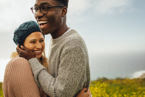 istock Loving interracial couple spending time together 1091801568