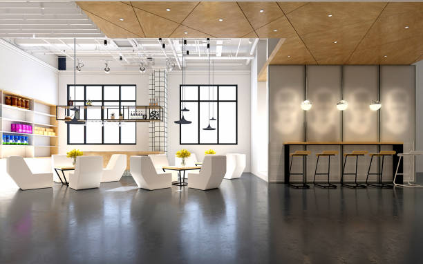 istock 3d render of modern office and working space 1091805058