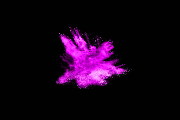 istock abstract Pink powder splatted background,Freeze motion of color powder exploding/throwing color powder,color glitter texture on black background 1091811250