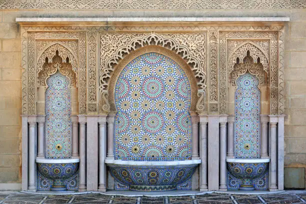 Photo of Fountain at Mausoleum of Mohammed V, Rabat, Morocco