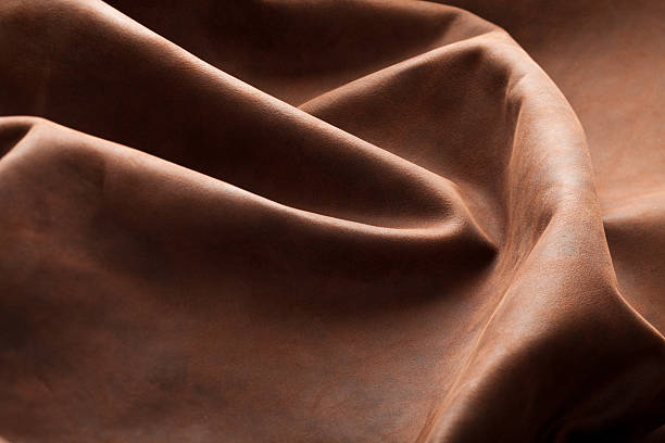 Leather Ripples stock photo