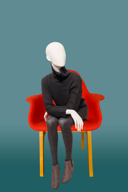 istock Sitting female mannequin. 1091833550