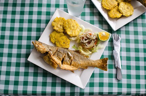 This is a common and delicious dish served in many Panamanian restaurants.