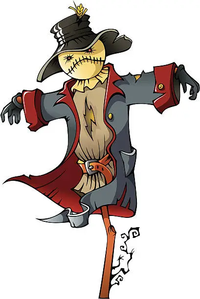 Vector illustration of Scarecrow