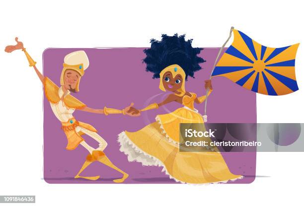 Carnival Stock Illustration - Download Image Now - Carnival - Celebration Event, Brazilian Samba, Samba Dancing